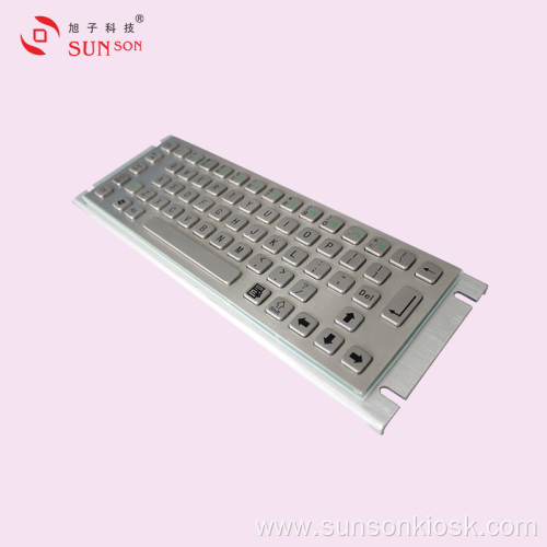 Rugged Metalic Keyboard for Information Kiosk